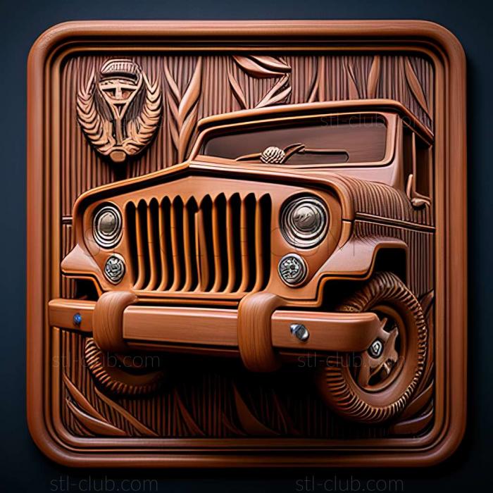 3D model Jeepster Commando (STL)